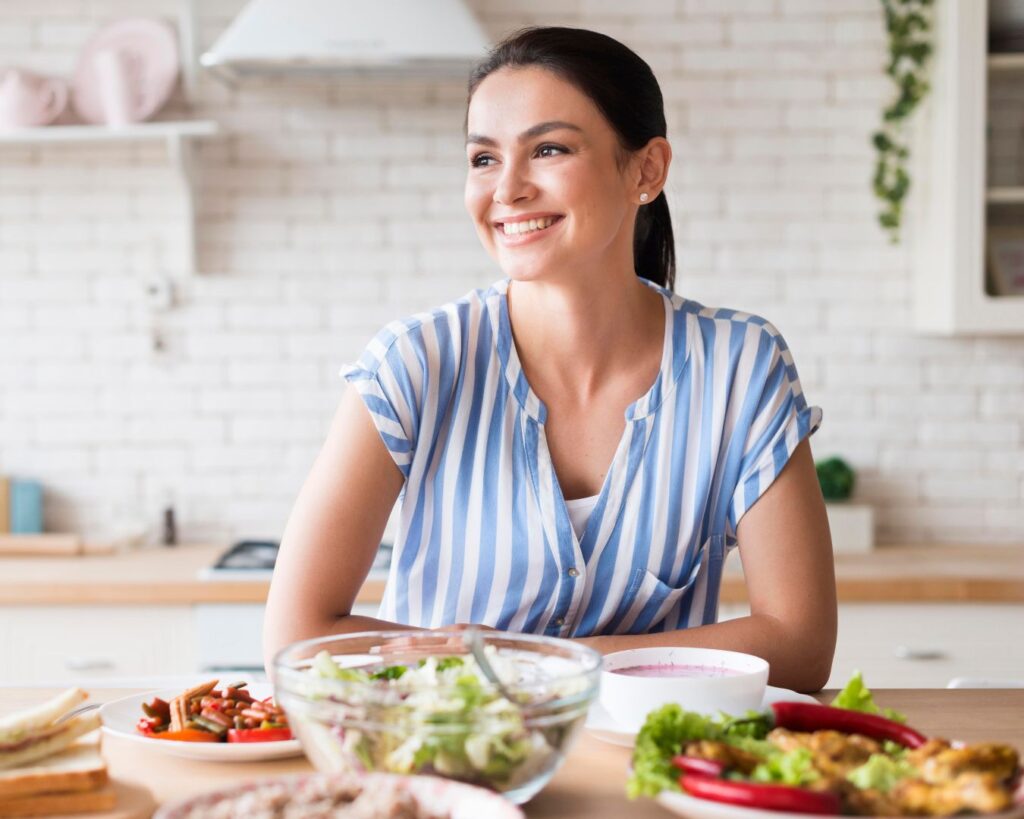 femme heureuse regime alimentaire nutri for me